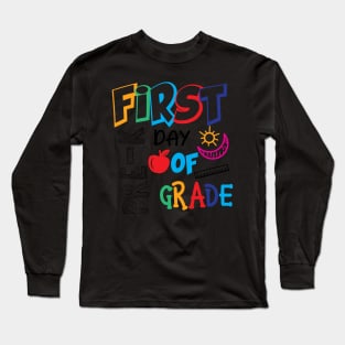 first day of pre-k grade Long Sleeve T-Shirt